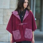 Κάπα Double Face Μπορντό “Odette”