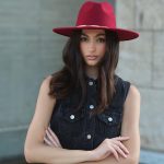 Καπέλο Fedora Μπορντό “Amara”