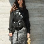 Τζάκετ Δερματίνη Μαύρο “Rhea”