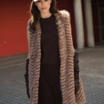 Γιλέκο Faux Fur Καφέ Ζεβρέ “Mocha Soul”