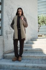 Σουέτ Παλτό με Εσωτερική Γούνα Προβατάκι “Aspen”