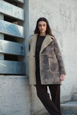 Σουέτ Παλτό με Εσωτερική Γούνα Προβατάκι “Aspen”