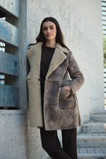 Σουέτ Παλτό με Εσωτερική Γούνα Προβατάκι “Aspen”