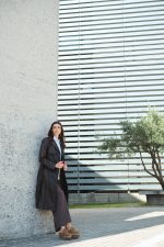 Καμπαρντίνα Δερματίνη Καφέ “Selene”