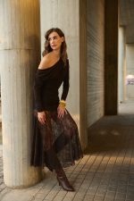 Φούστα Δαντελένια Σοκολατί “Orchidea”