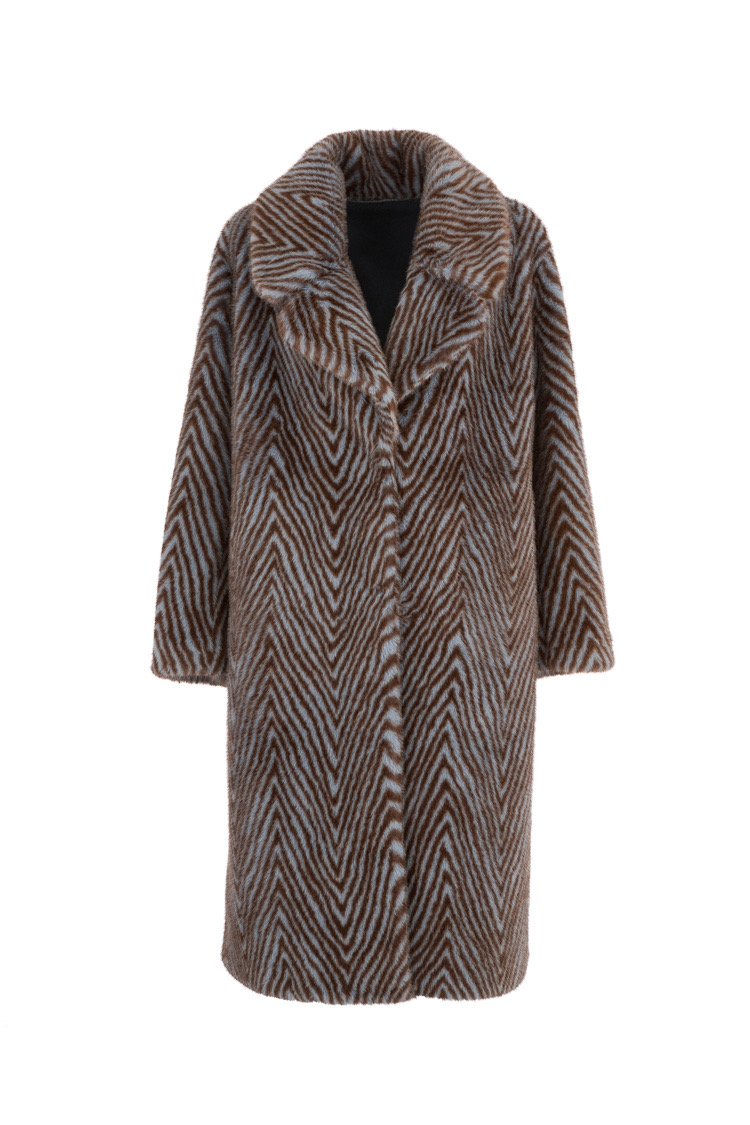Παλτό Zebra Faux Fur “Zephyr” Παλτό Zebra Faux Fur “Zephyr”