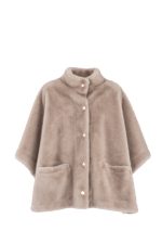 Κάπα Faux Fur Μπεζ “Dove”