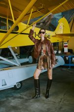Bomber Jacket Δερμάτινο Καφέ “Falcon”
