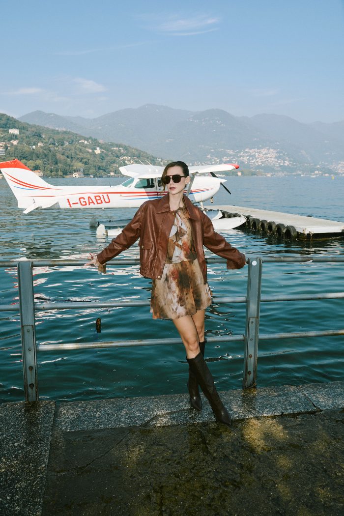 Bomber Jacket Δερμάτινο Καφέ “Falcon”