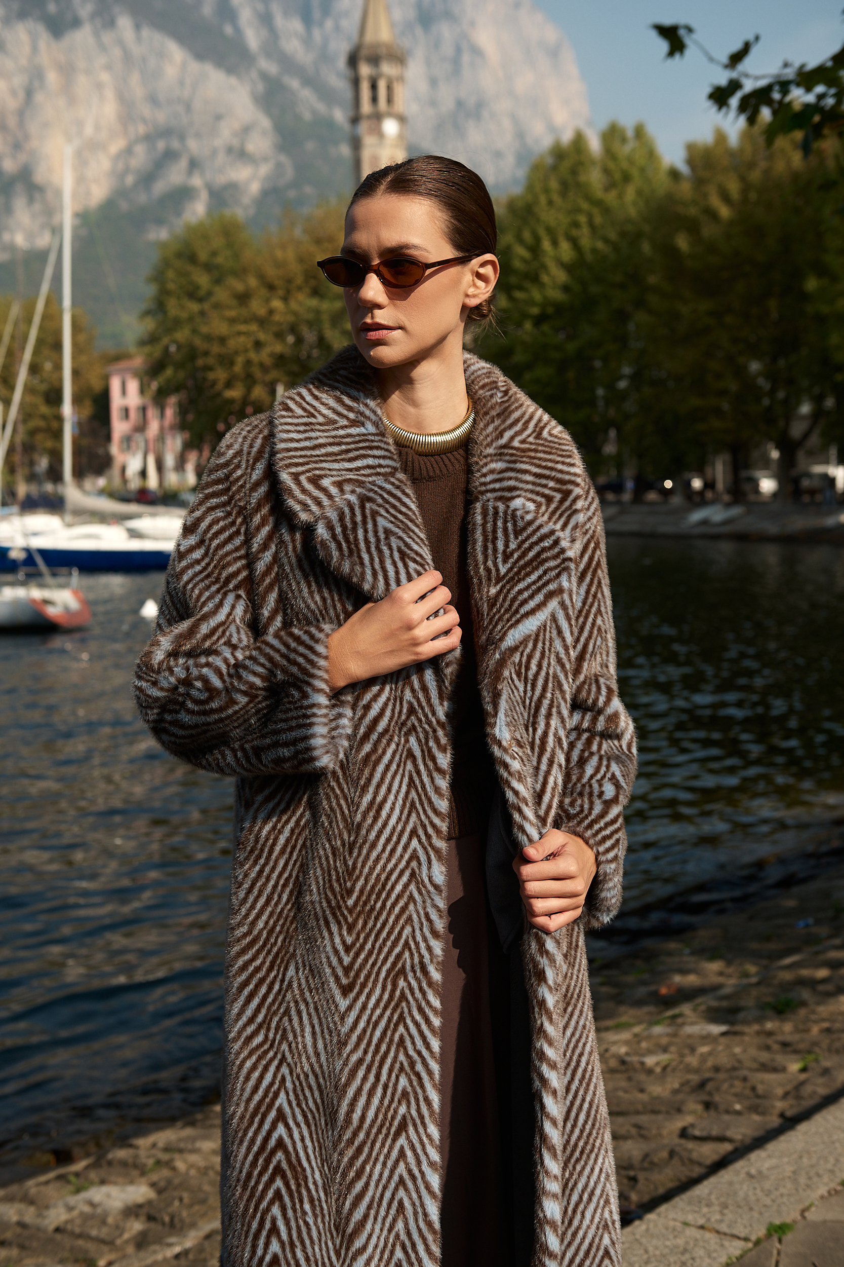 Παλτό Zebra Faux Fur “Zephyr” Παλτό Zebra Faux Fur “Zephyr”