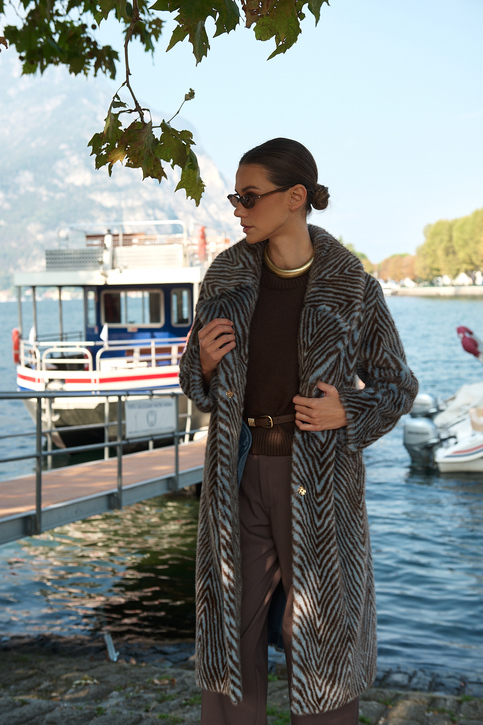 Παλτό Zebra Faux Fur “Zephyr” Παλτό Zebra Faux Fur “Zephyr”