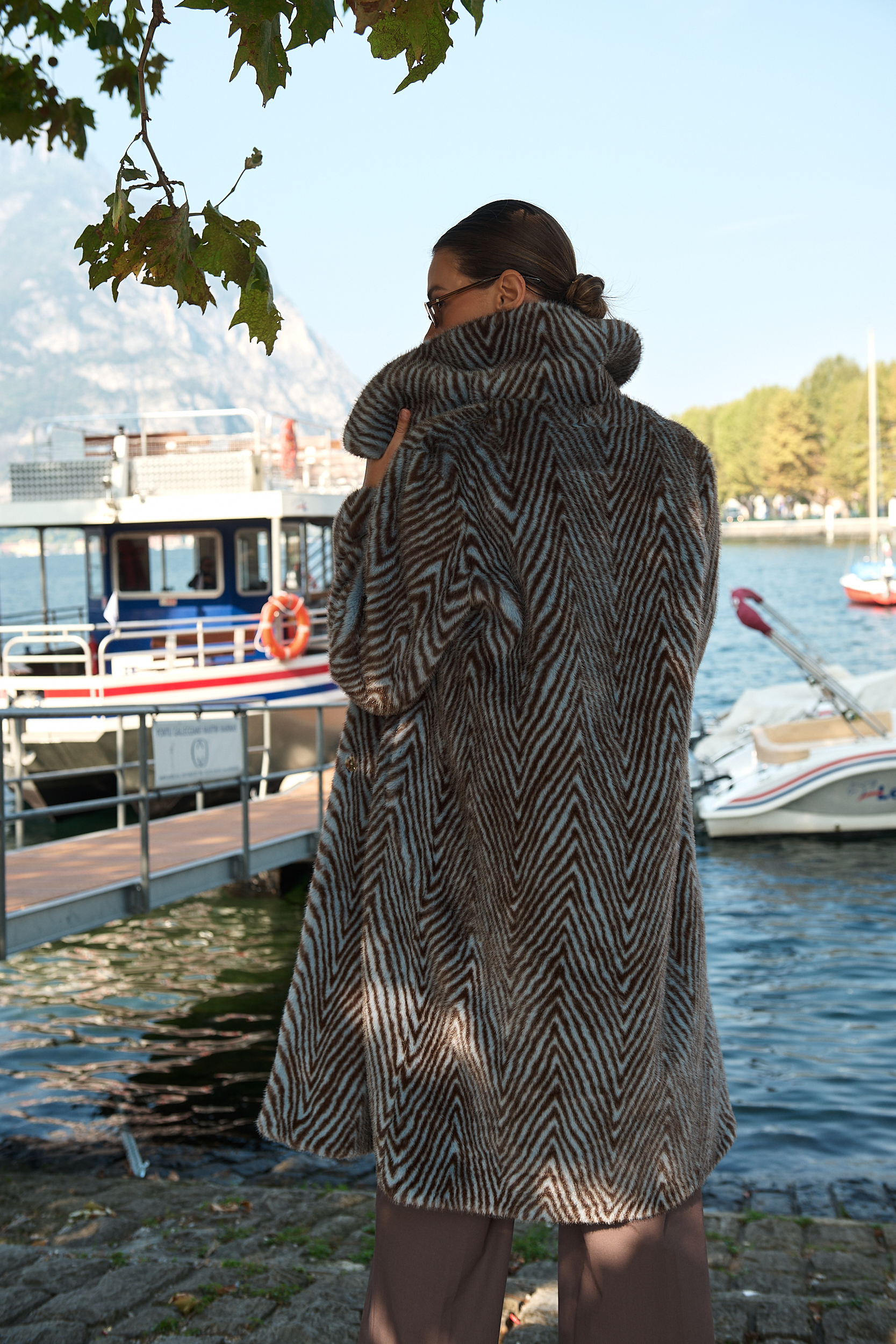 Παλτό Zebra Faux Fur “Zephyr” Παλτό Zebra Faux Fur “Zephyr”