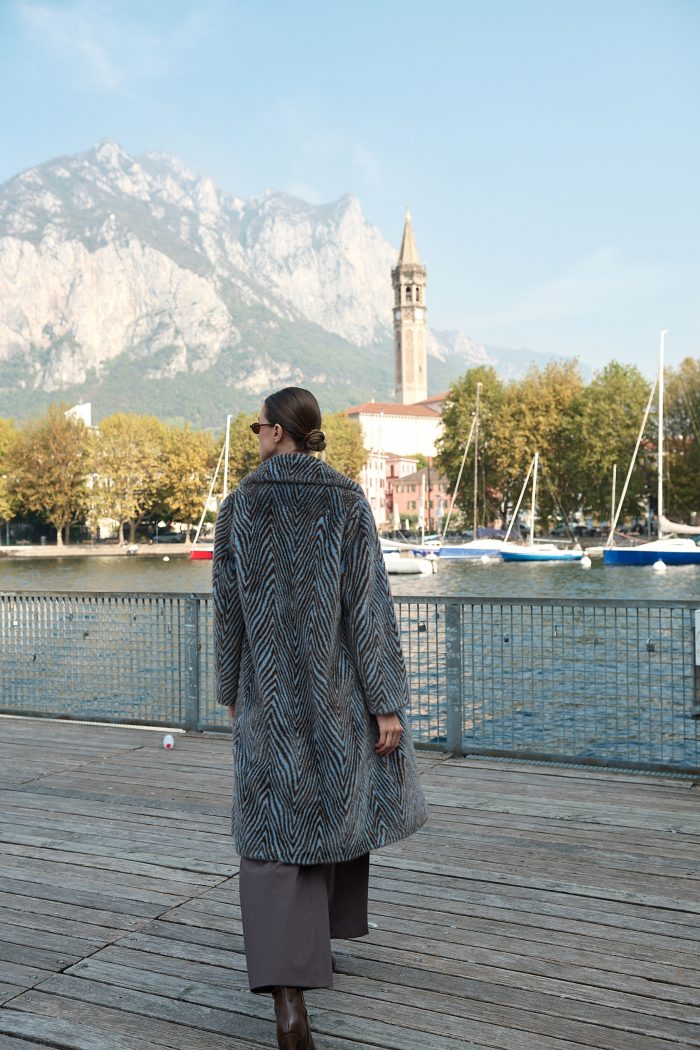 Παλτό Zebra Faux Fur “Zephyr”