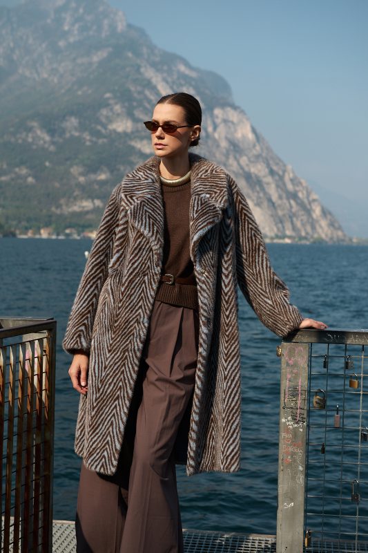 Παλτό Zebra Faux Fur “Zephyr”