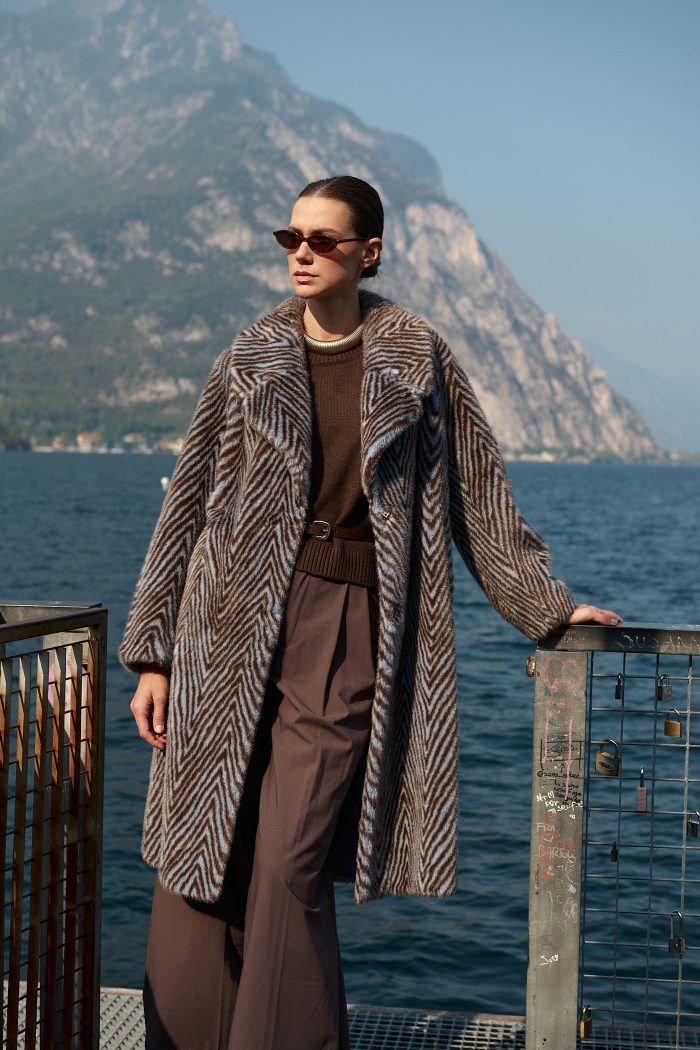 Παλτό Zebra Faux Fur “Zephyr”