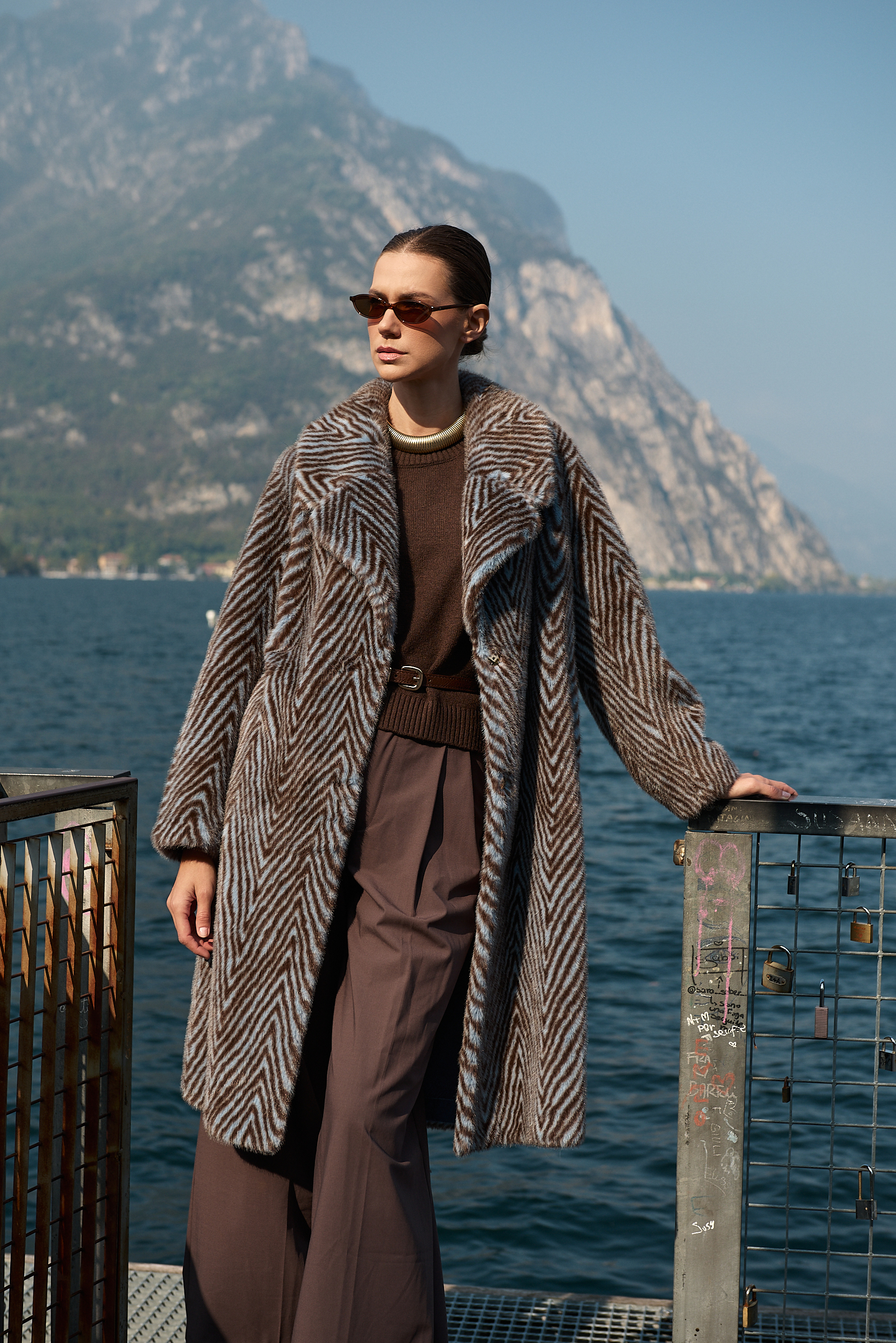 Παλτό Zebra Faux Fur “Zephyr” Παλτό Zebra Faux Fur “Zephyr”