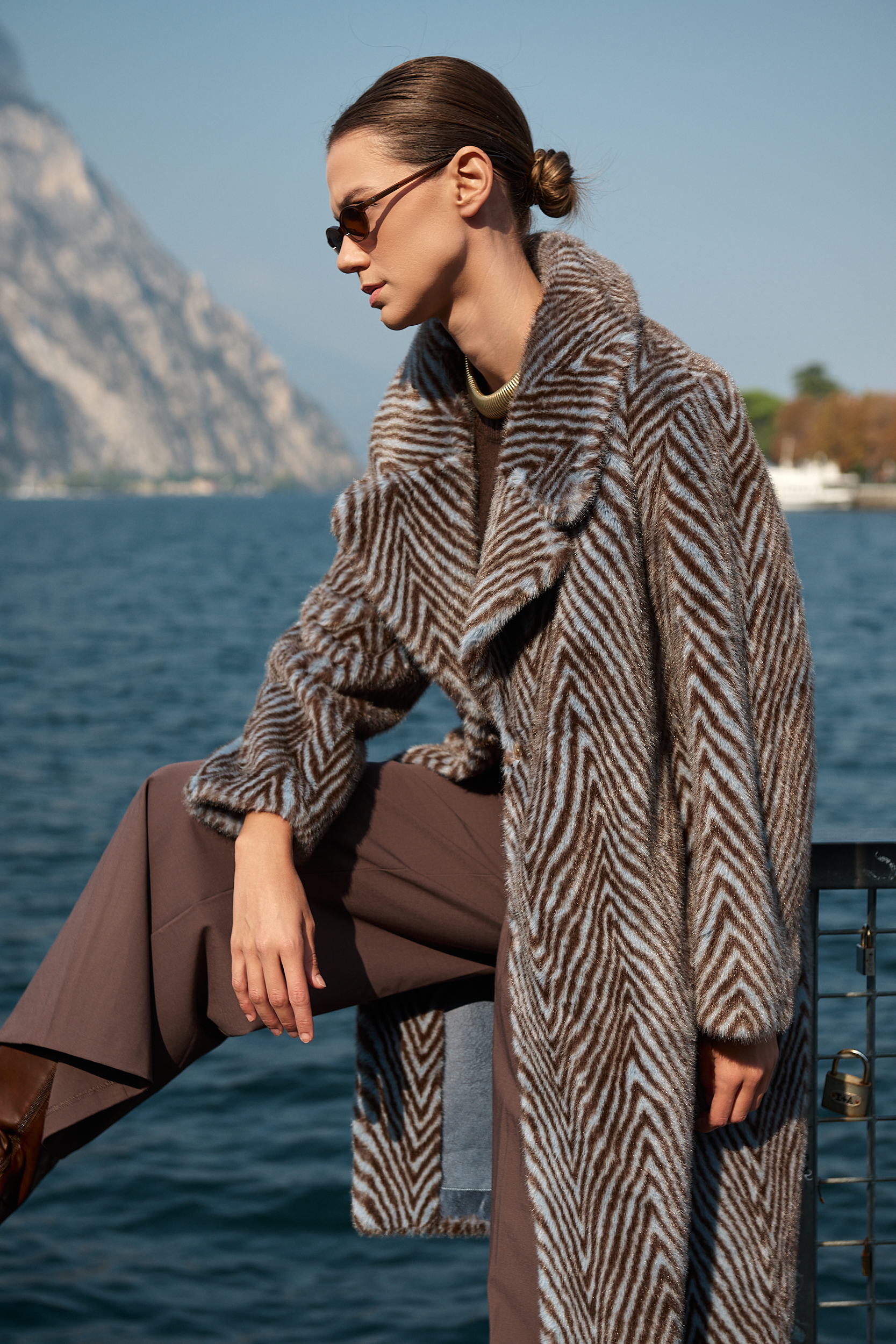 Παλτό Zebra Faux Fur “Zephyr” Παλτό Zebra Faux Fur “Zephyr”