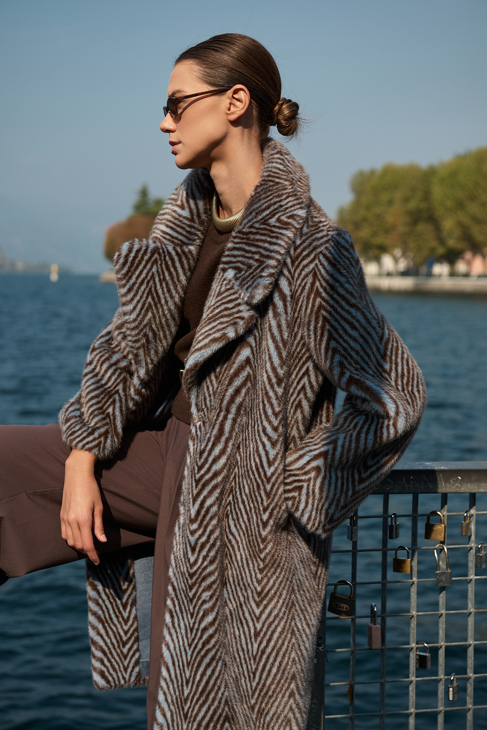 Παλτό Zebra Faux Fur “Zephyr” Παλτό Zebra Faux Fur “Zephyr”