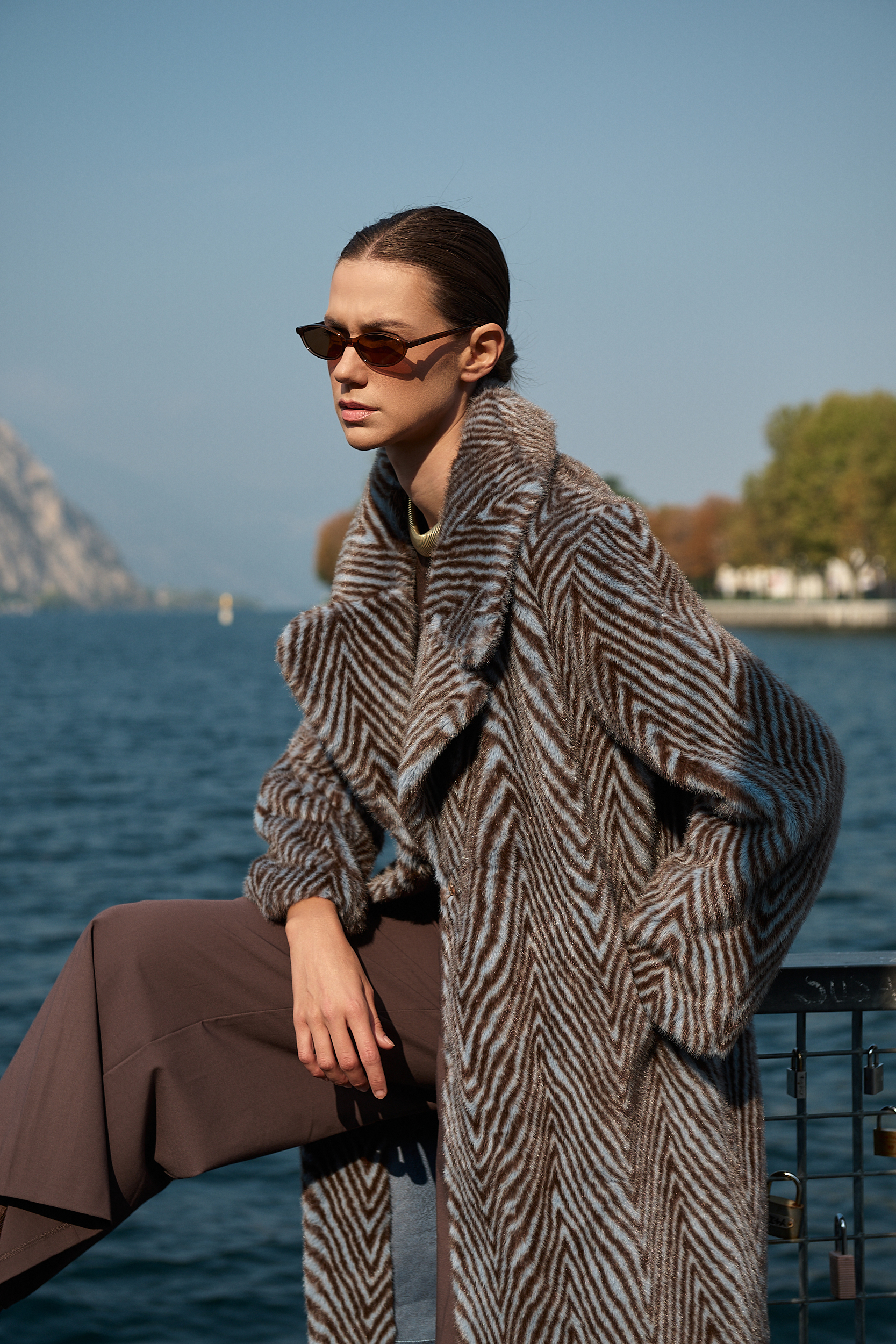 Παλτό Zebra Faux Fur “Zephyr” Παλτό Zebra Faux Fur “Zephyr”