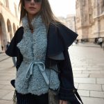 Γιλέκο Γούνινο Γαλάζιο “Alba”