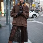 Τζάκετ Καφέ Καπαρντίνα Με Κοτλέ Γιακά “Sparrow”