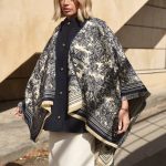 Κάπα Eμπριμέ Mπλε-Eκρού “Ravenna”