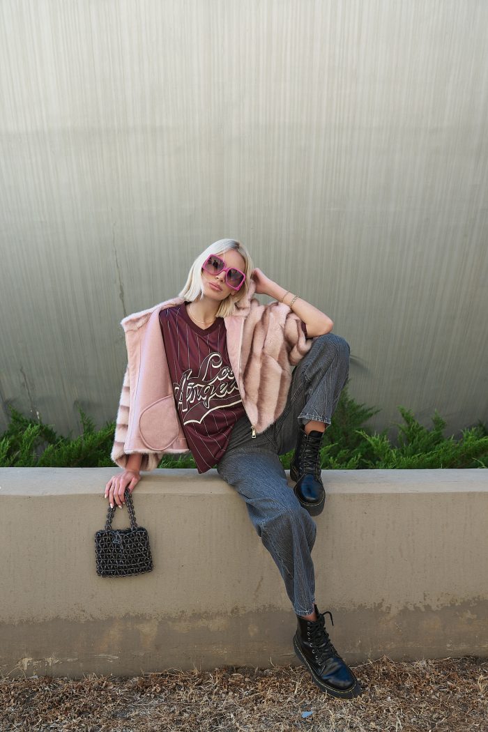 Κάπα Faux Fur Με Κουκούλα “Rosella”