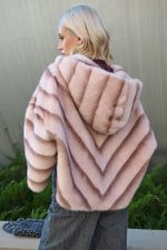 Κάπα Faux Fur Με Κουκούλα “Rosella”