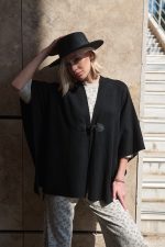 Πλεκτή Kάπα “Noir”