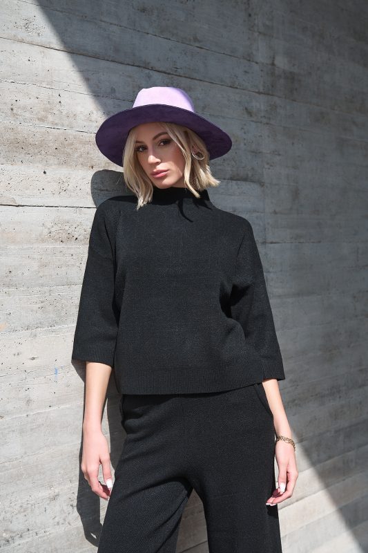 Καπέλο Δίχρωμο Λιλά/Μωβ “Violetta”