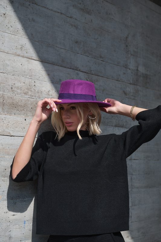 Καπέλο Mωβ “Iris”