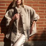 Κάπα Faux Fur Μπεζ “Dove”