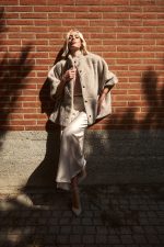 Κάπα Faux Fur Μπεζ “Dove”