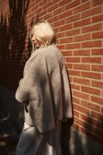 Κάπα Faux Fur Μπεζ “Dove”