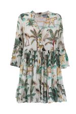 Φόρεμα Tropical Print “Calathea”