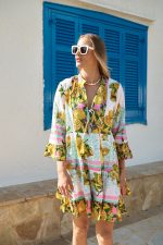 Καφτάνι “Mediterranean Lemon” με Boho Αισθητική
