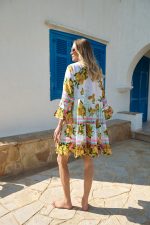 Καφτάνι “Mediterranean Lemon” με Boho Αισθητική