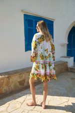 Καφτάνι “Mediterranean Lemon” με Boho Αισθητική