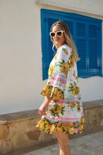 Καφτάνι “Mediterranean Lemon” με Boho Αισθητική