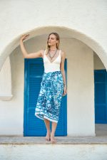 Παρεό Γαλάζιο “Azzurra”