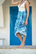 Παρεό Γαλάζιο “Azzurra”
