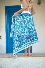 Παρεό Γαλάζιο “Azzurra”