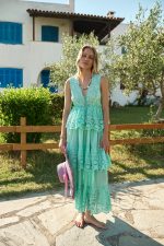 Φόρεμα Maxi Δαντέλα Βεραμάν “Imany”