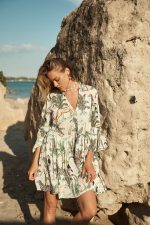 Φόρεμα Tropical Print “Calathea”
