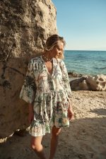 Φόρεμα Tropical Print “Calathea”