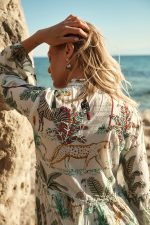 Φόρεμα Tropical Print “Calathea”