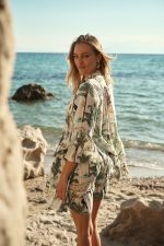 Φόρεμα Tropical Print “Calathea”