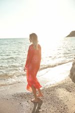 Καφτάνι Μακρύ Κοραλί “Solea”
