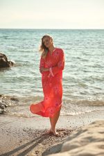Καφτάνι Μακρύ Κοραλί “Solea”