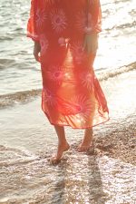 Καφτάνι Μακρύ Κοραλί “Solea”
